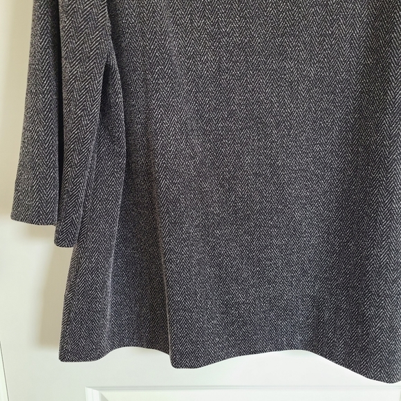 Chico's Black Tunic Blouse 3/4 Sleeve Chico's Size 4 - Women Size XXL - Picture 5 of 9